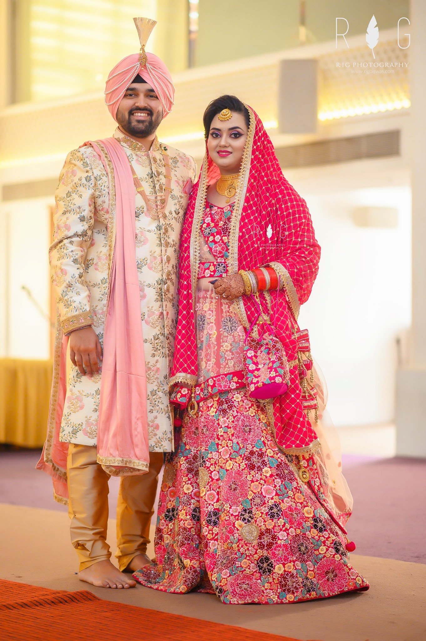 Wedding sherwani and outlet lehenga